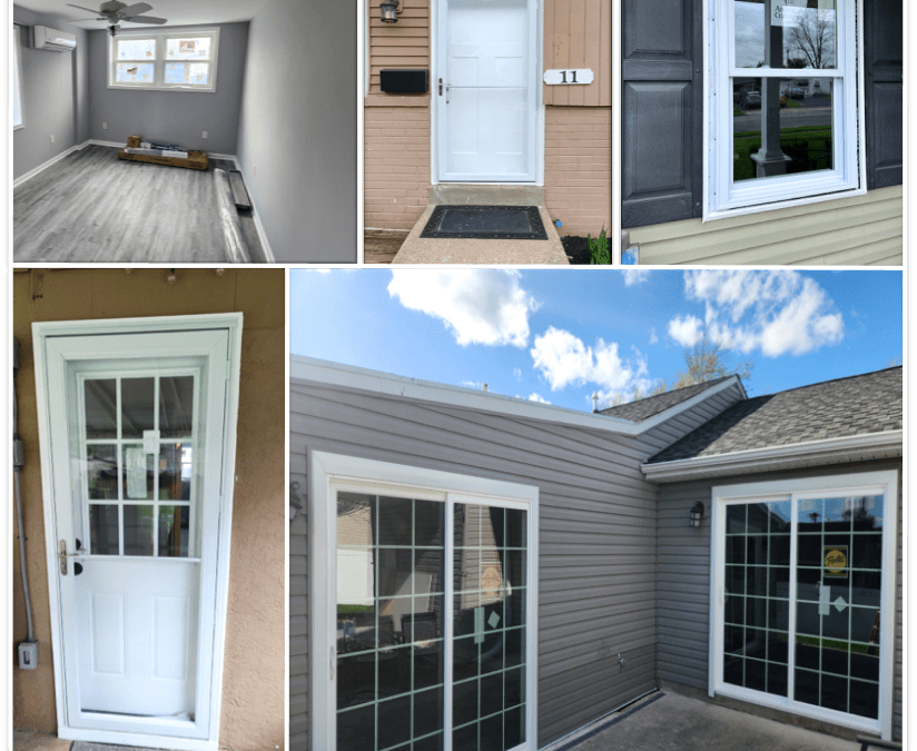 collage of proper window and door installation