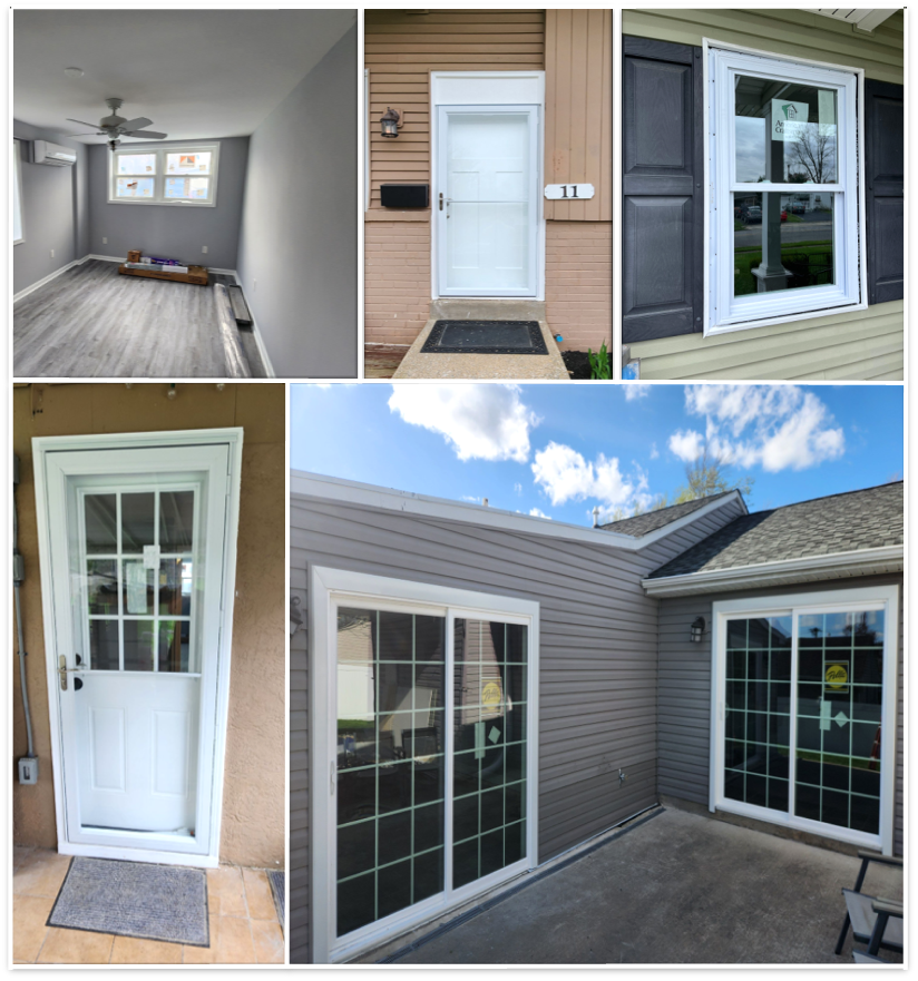 collage of proper window and door installation