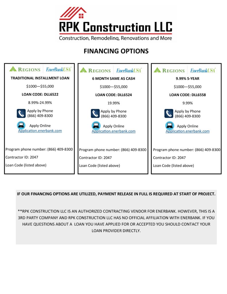 Finance options