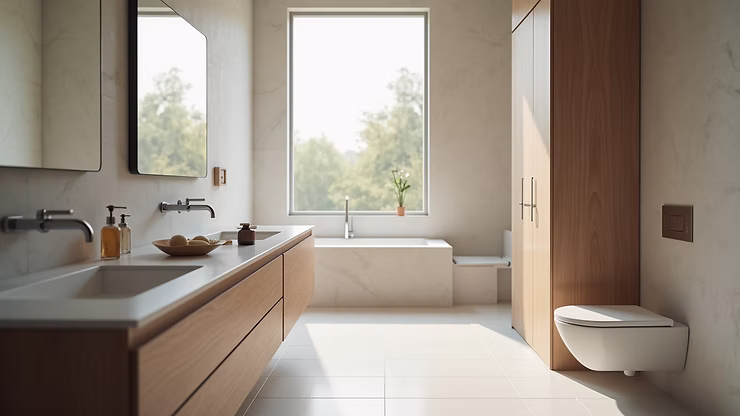 essential plumbing upgrades to modern bathroom