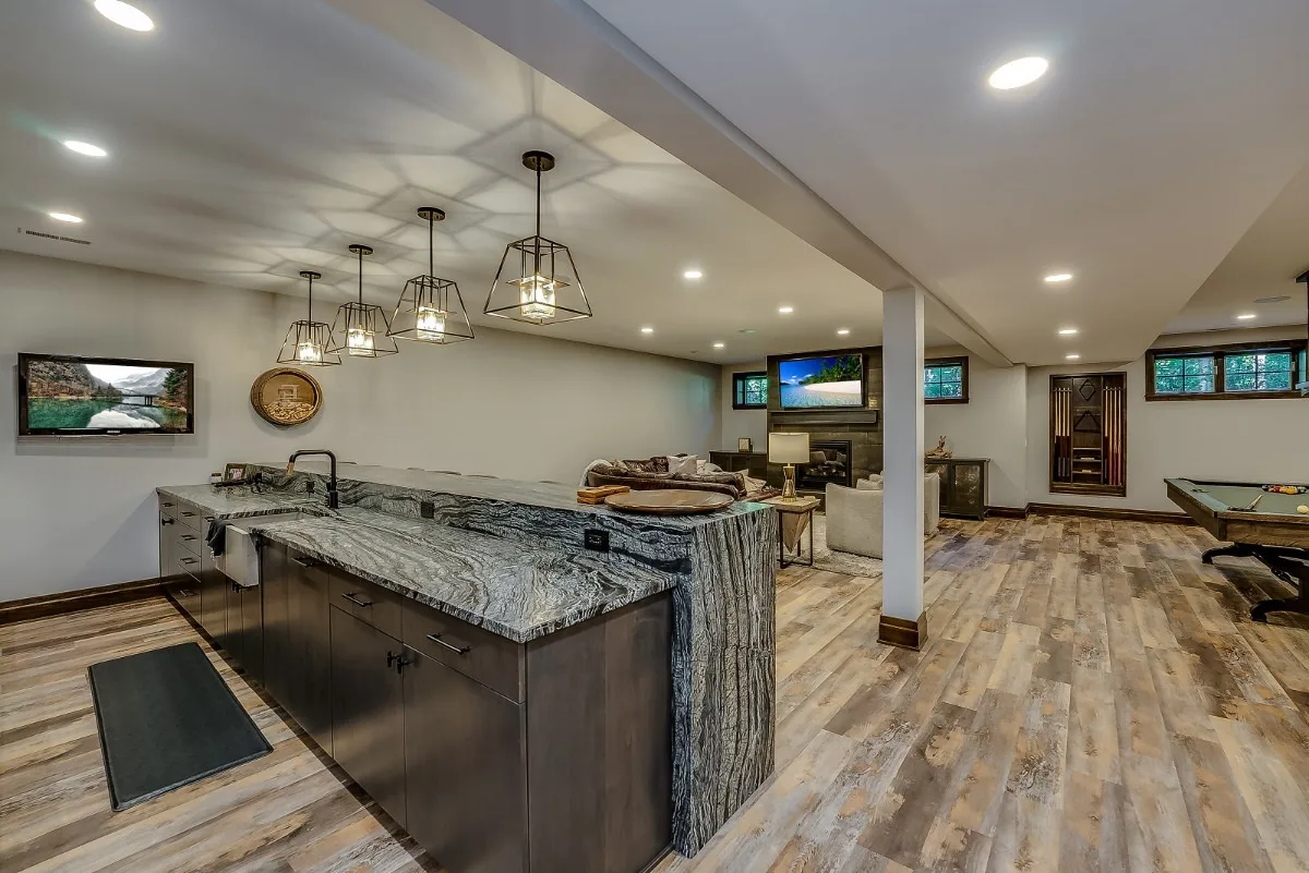 finished basement