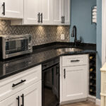 White Cabinet Patterned Backsplash Kitchen Philadelphia PA - RPK Construction LLC