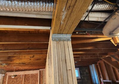 built up post and beam connector - RPK Construction LLC