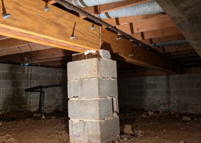 crawlspace beam and masonry pier - RPK Construction LLC