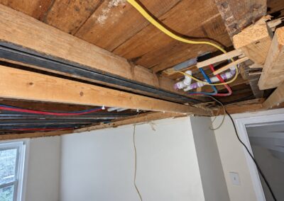 reinforced ceiling joist and utilities - RPK Construction LLC