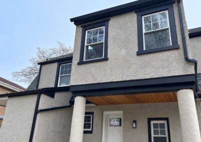 restored porch support and soffit - RPK Construction LLC
