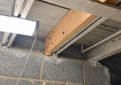 sistered joist at masonry bearing - RPK Construction LLC